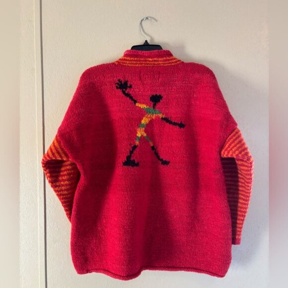 Amano Vintage We The People 100% wool hand knit sweater - Picture 2 of 5